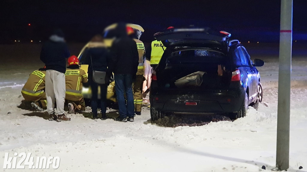 Kraksa na łączniku Marulewskiej z Długą