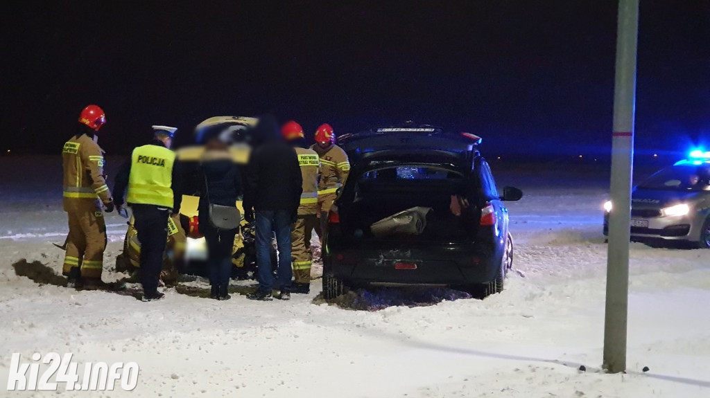 Kraksa na łączniku Marulewskiej z Długą