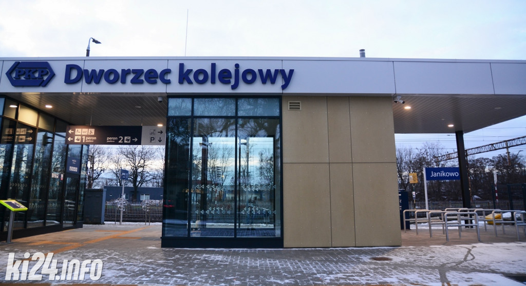 Nowy dworzec PKP w Janikowie