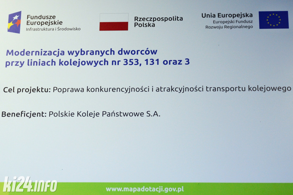Nowy dworzec PKP w Janikowie
