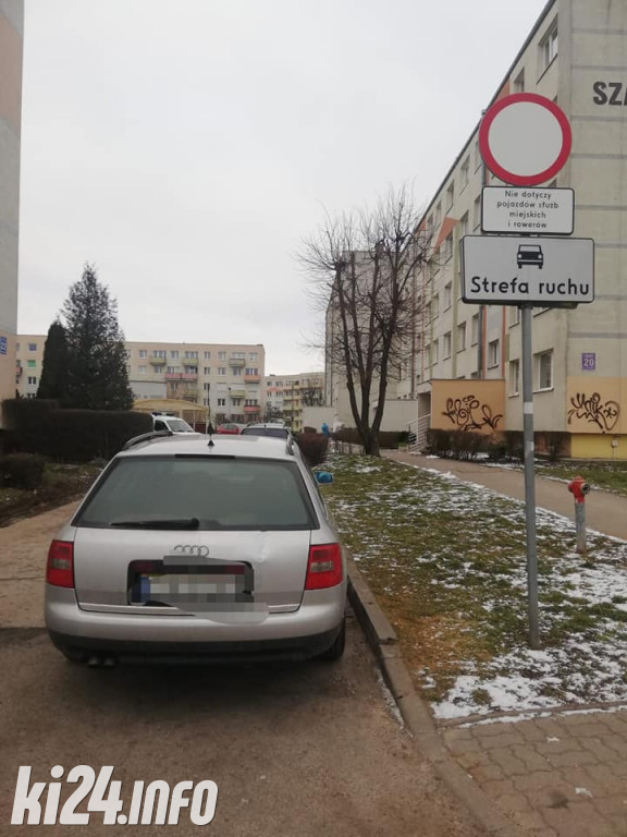 Styczniowi wirtuozi parkowania