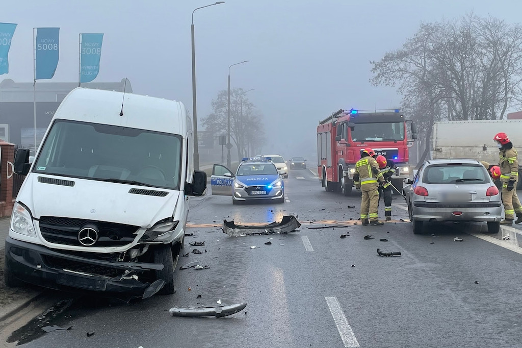 Groźny wypadek na Poznańskiej