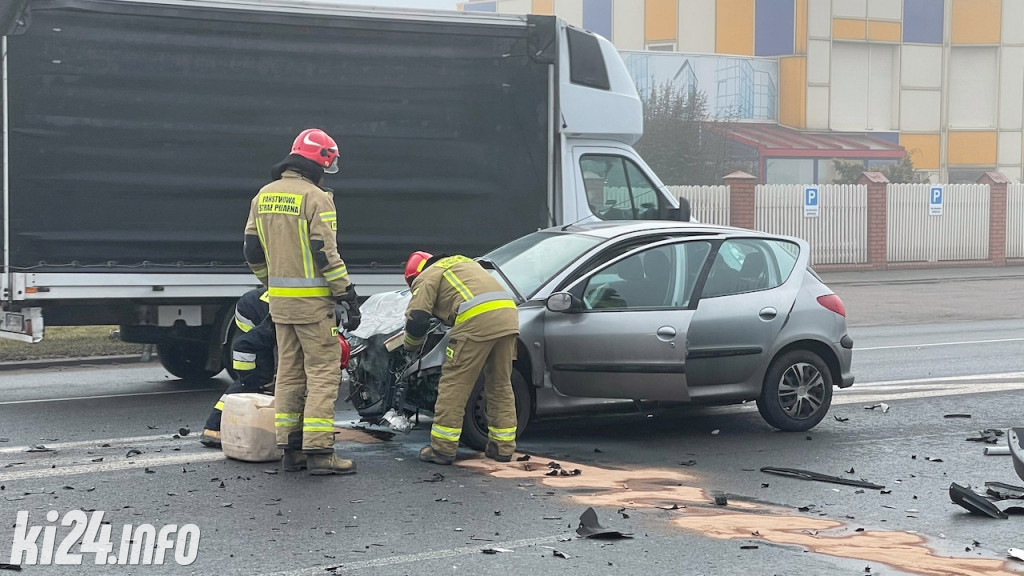 Groźny wypadek na Poznańskiej