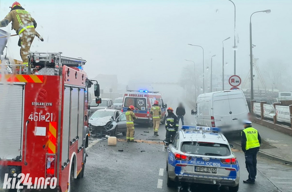Groźny wypadek na Poznańskiej