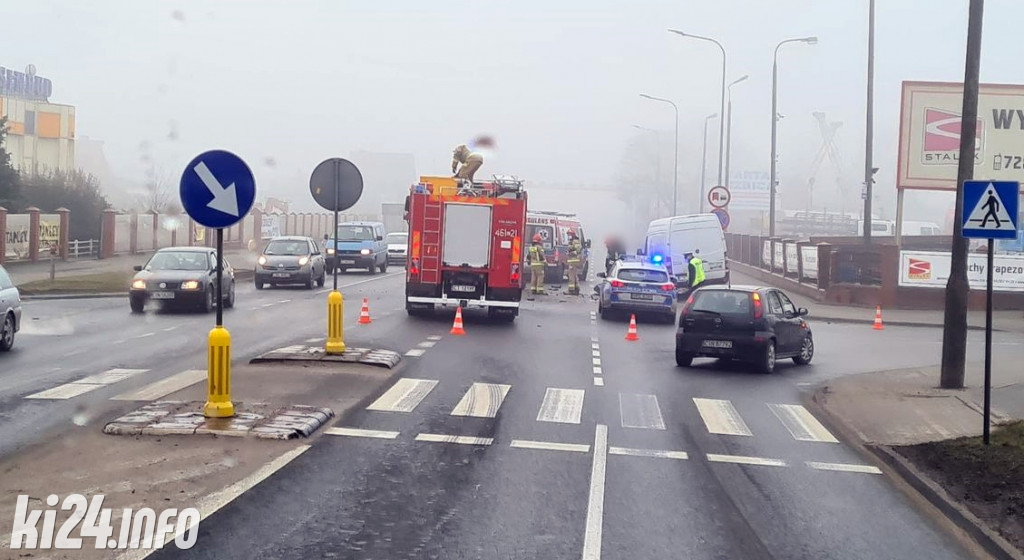 Groźny wypadek na Poznańskiej
