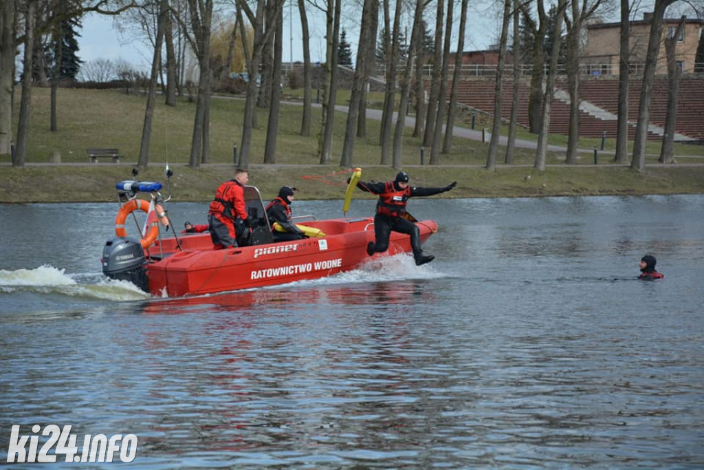 Trening kruszwickich wodniaków
