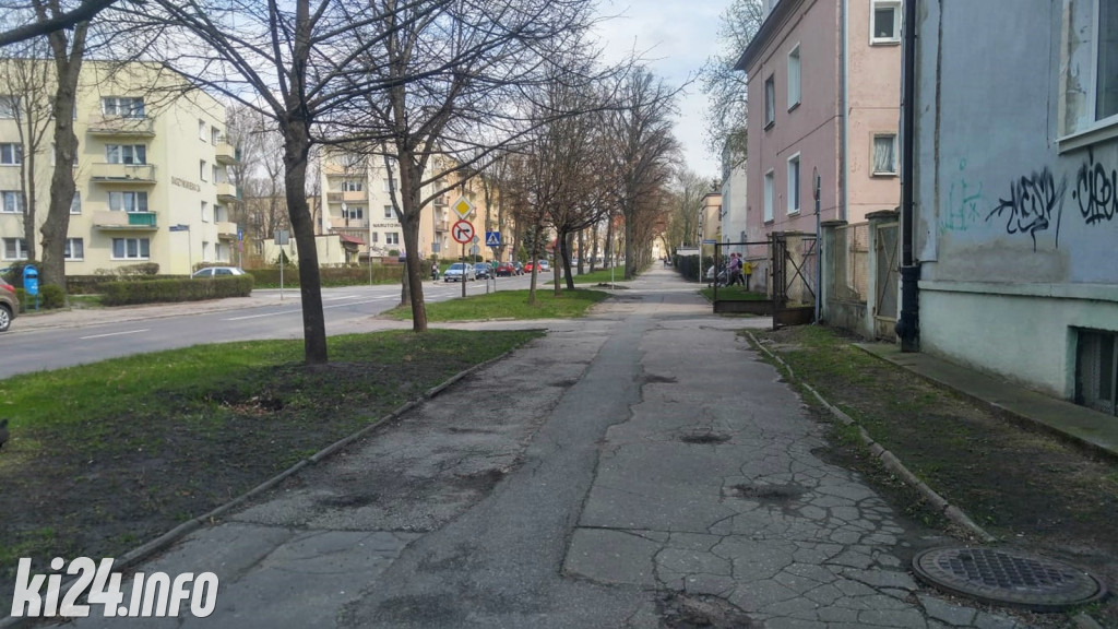 Ul. Narutowicza przed przebudową