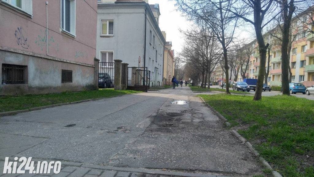 Ul. Narutowicza przed przebudową