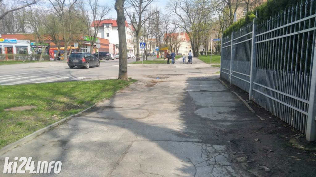 Ul. Narutowicza przed przebudową