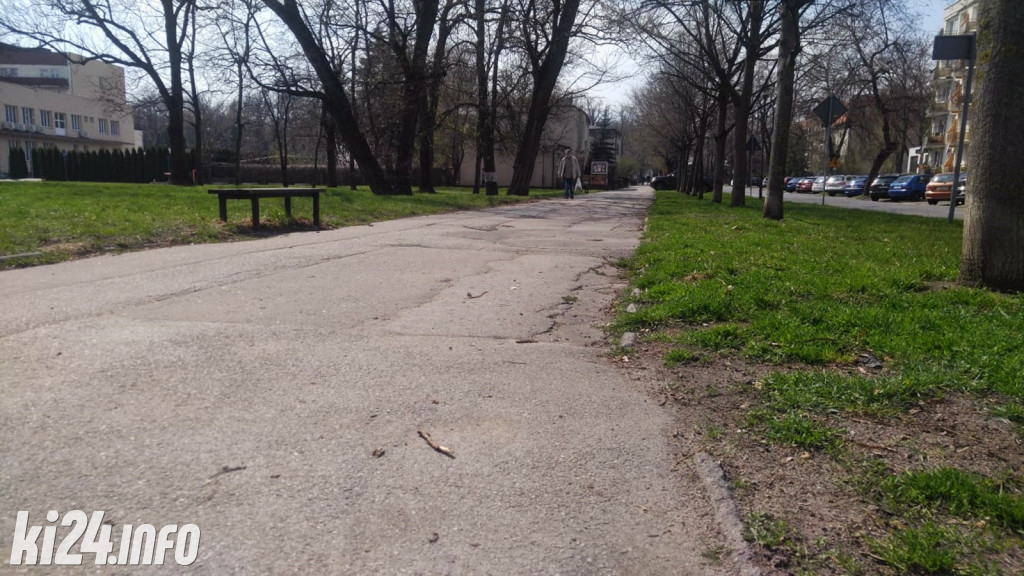 Ul. Narutowicza przed przebudową