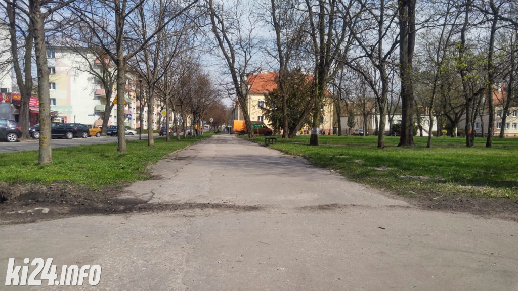 Ul. Narutowicza przed przebudową