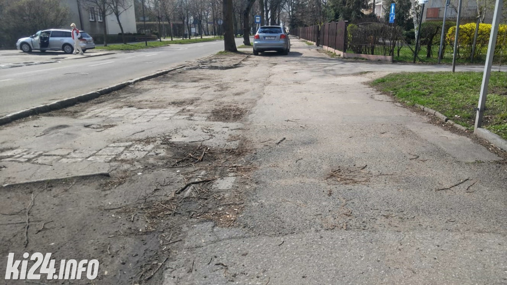 Ul. Narutowicza przed przebudową