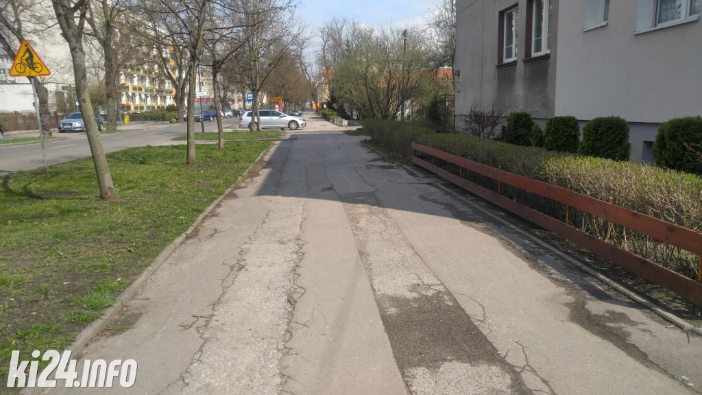 Ul. Narutowicza przed przebudową