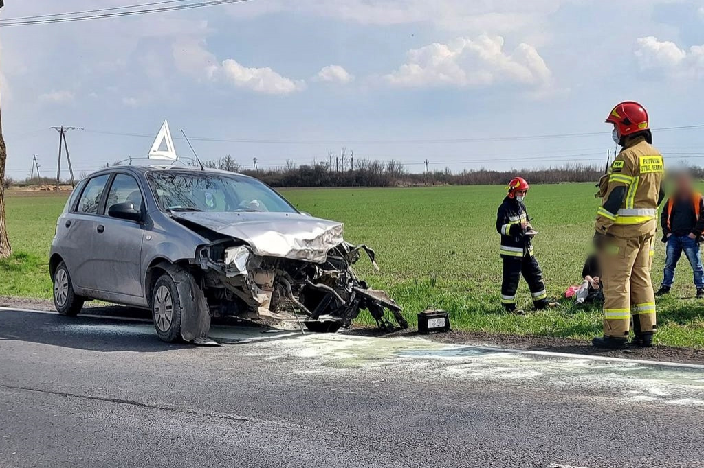 Kraksa na krajowej 15-ce