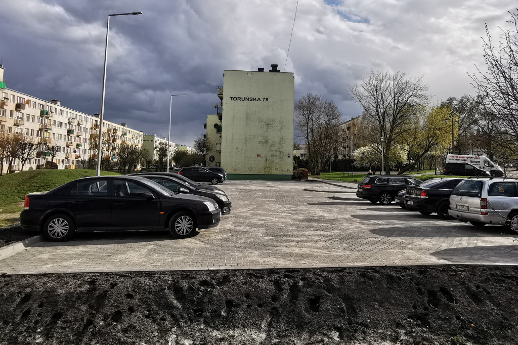 Nowy parking na osiedlu Toruńskim