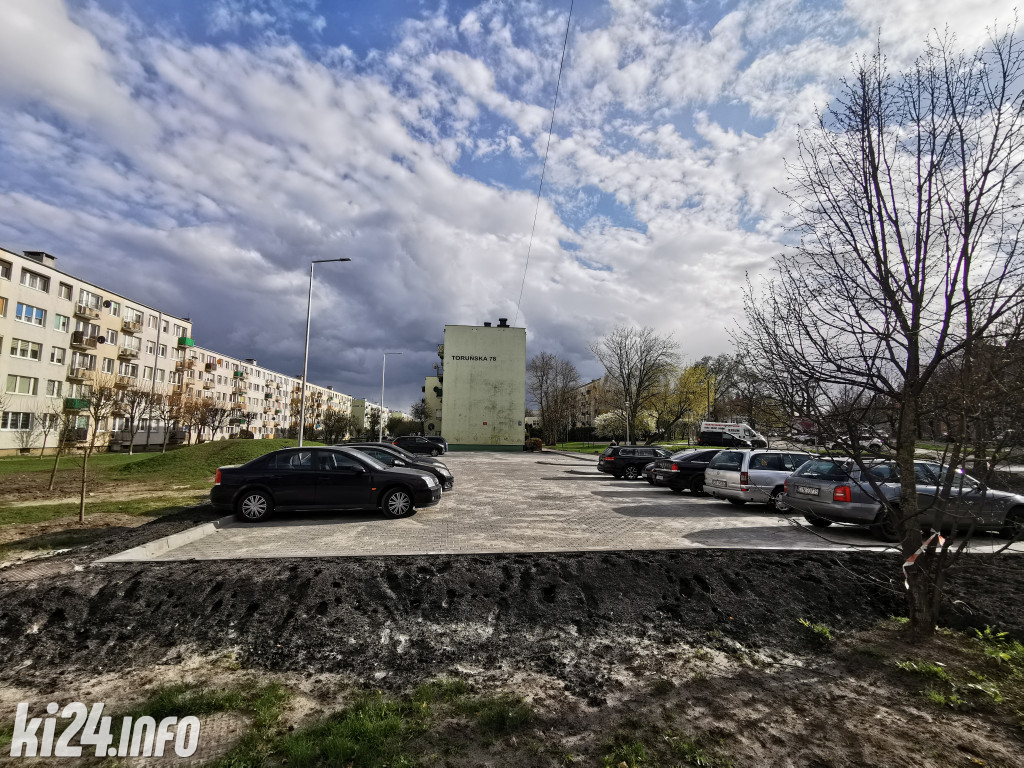 Nowy parking na osiedlu Toruńskim
