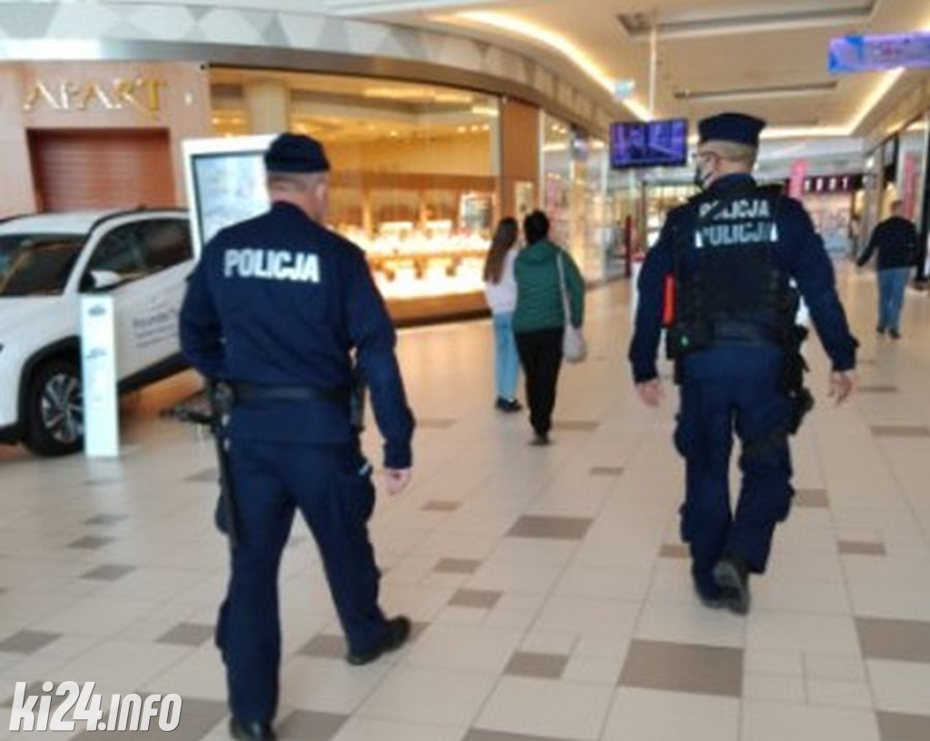 Policja kontroluje noszenie maseczek