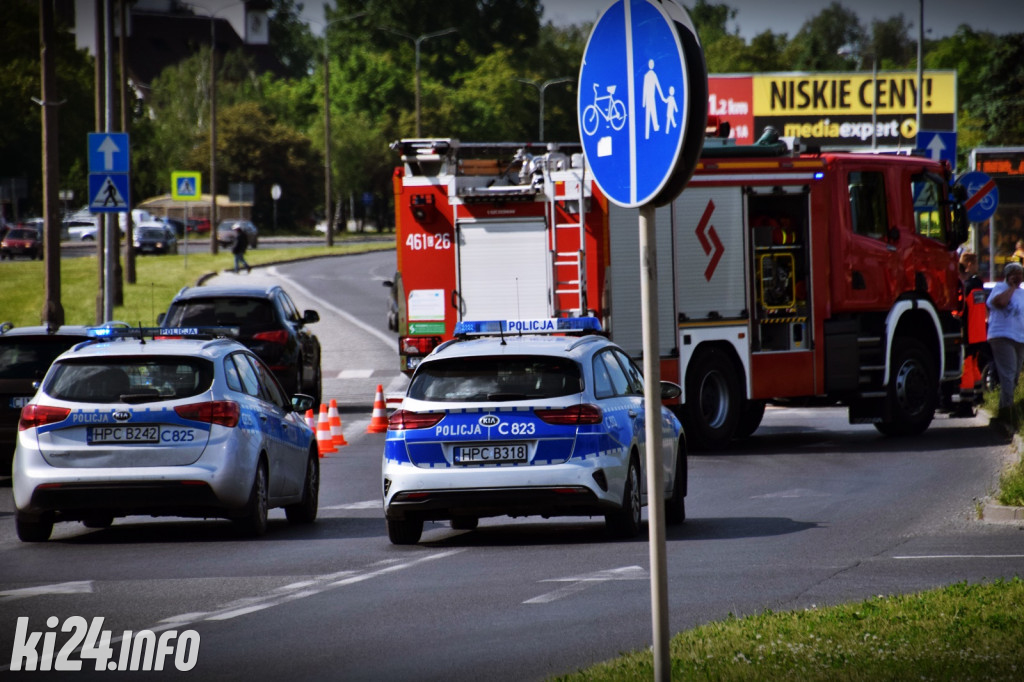 Kraksa na osiedlu Rąbin