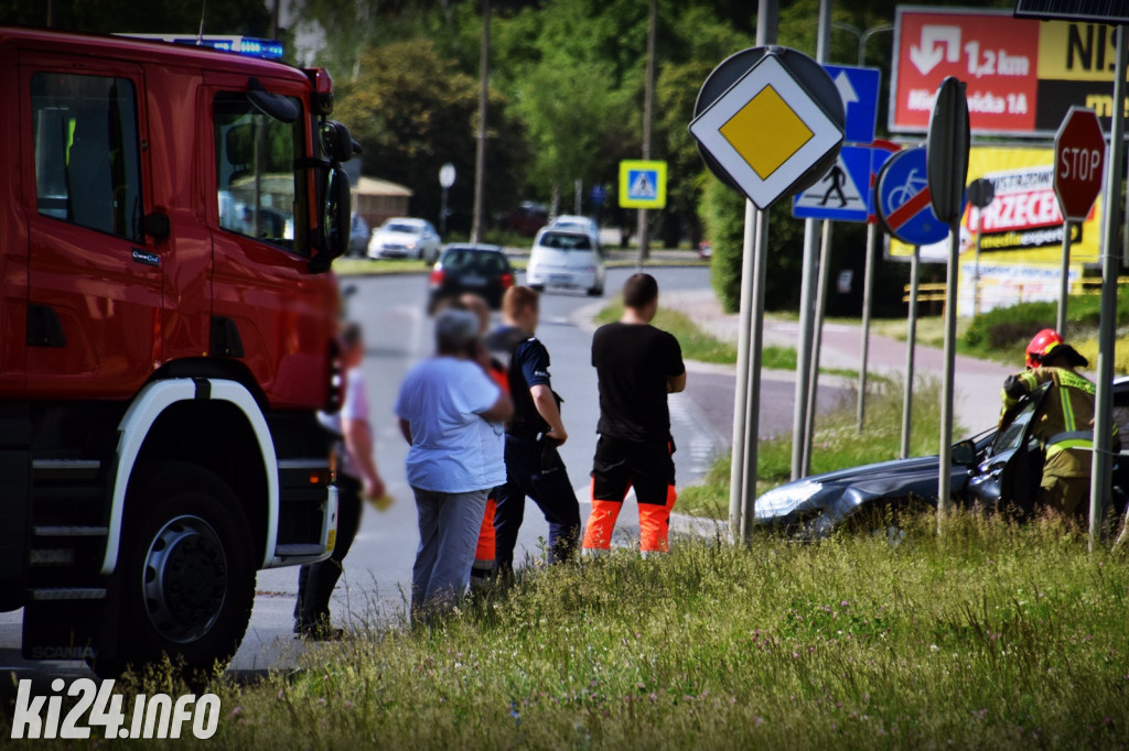 Kraksa na osiedlu Rąbin