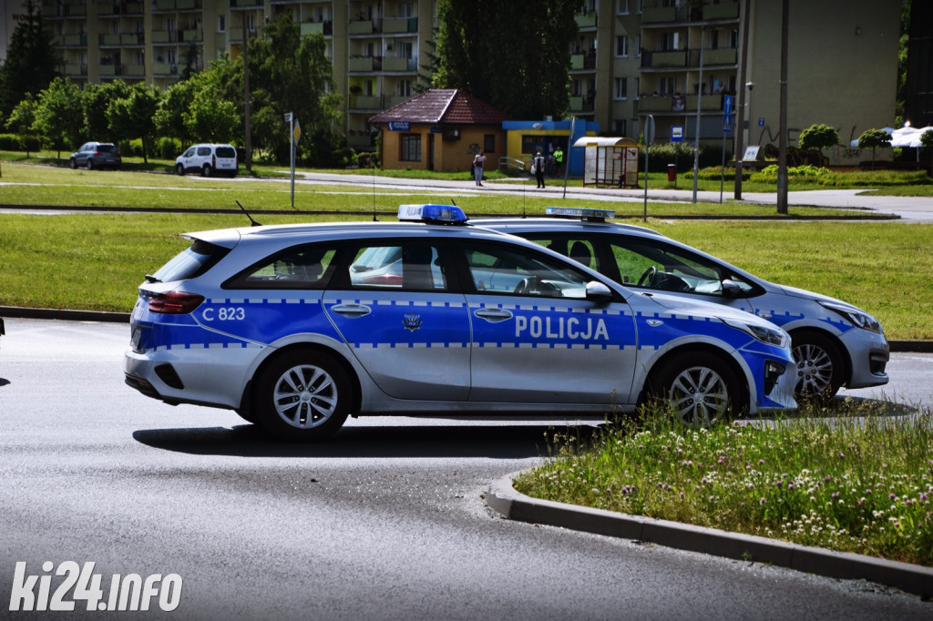 Kraksa na osiedlu Rąbin