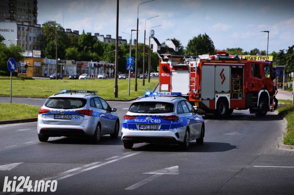 Kraksa na osiedlu Rąbin
