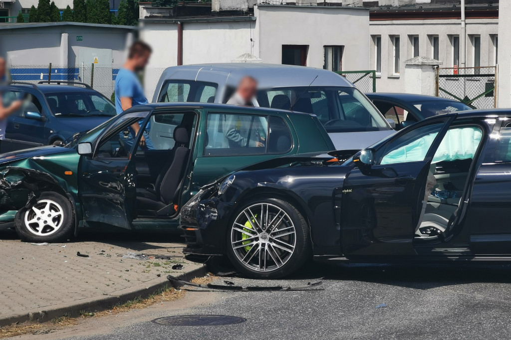 Poważny wypadek na Metalowców