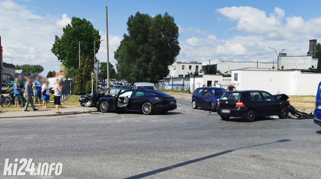 Poważny wypadek na Metalowców