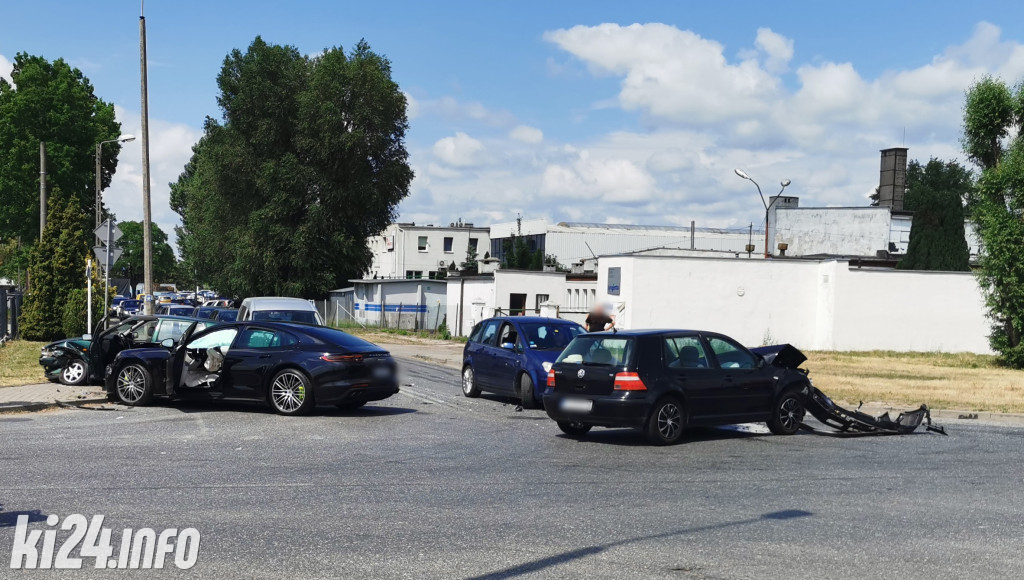Poważny wypadek na Metalowców