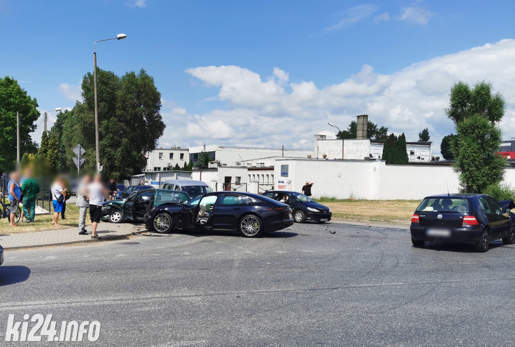 Poważny wypadek na Metalowców