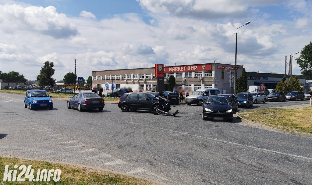 Poważny wypadek na Metalowców