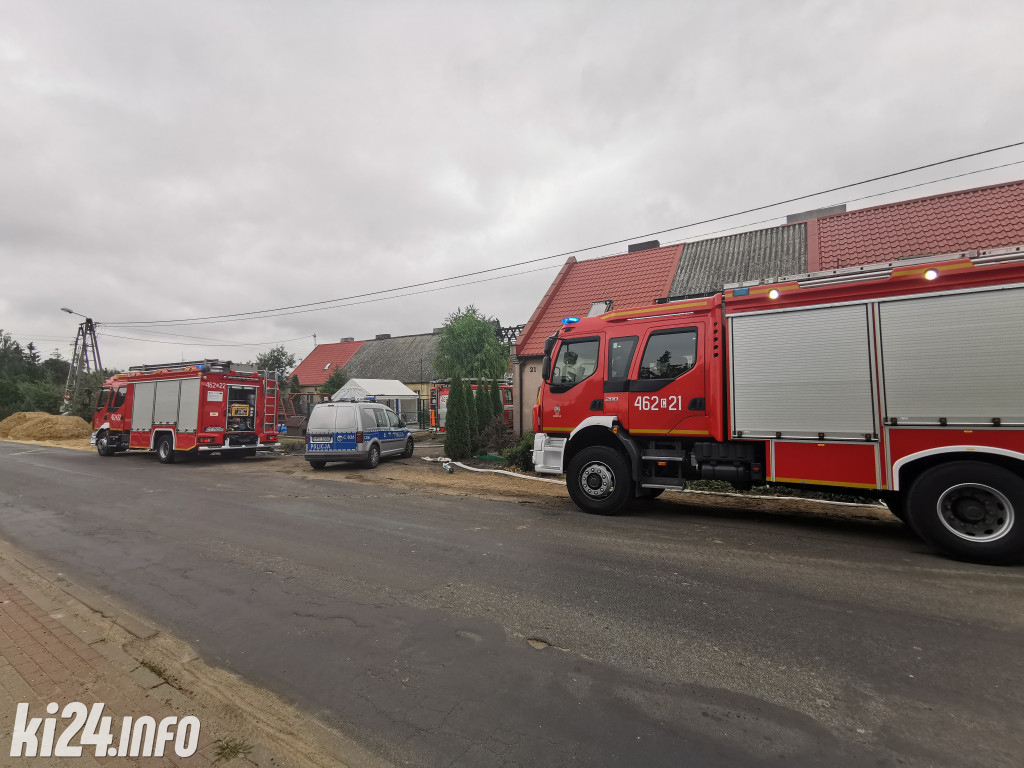 Pożar domu w Kłopocie