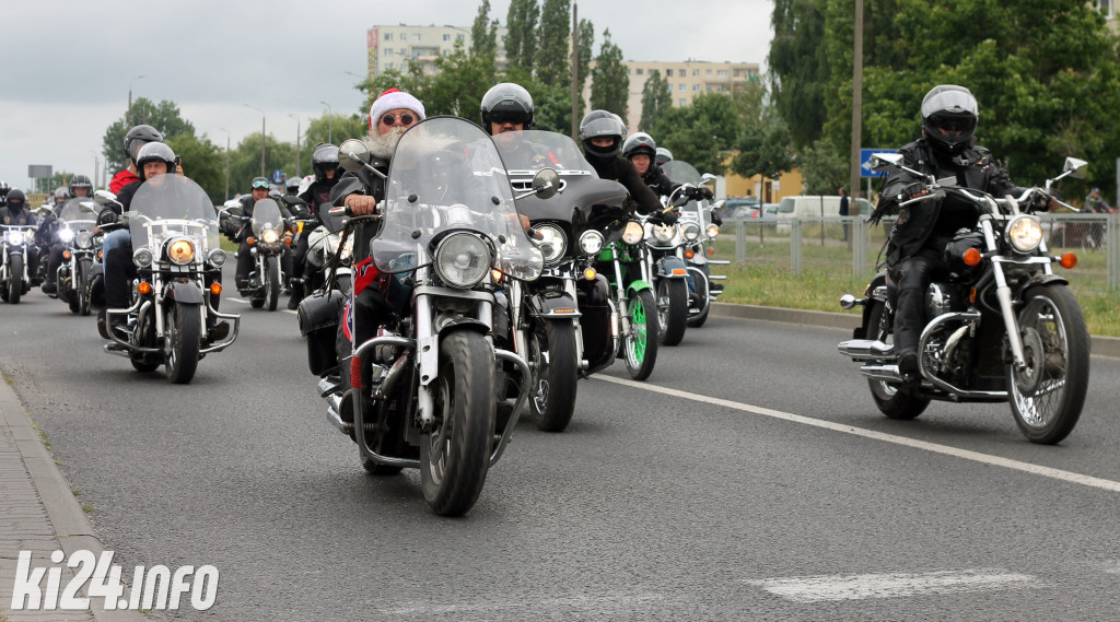 Parada motocykli na Rąbinie i pokaz stuntu