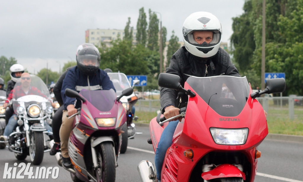Parada motocykli na Rąbinie i pokaz stuntu