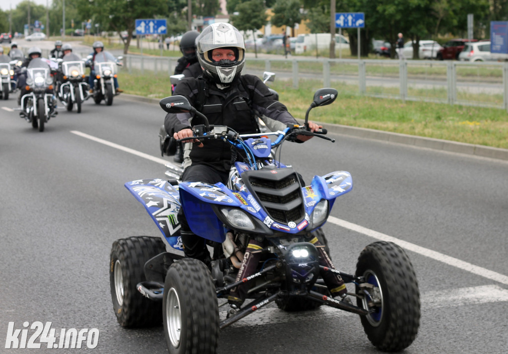 Parada motocykli na Rąbinie i pokaz stuntu