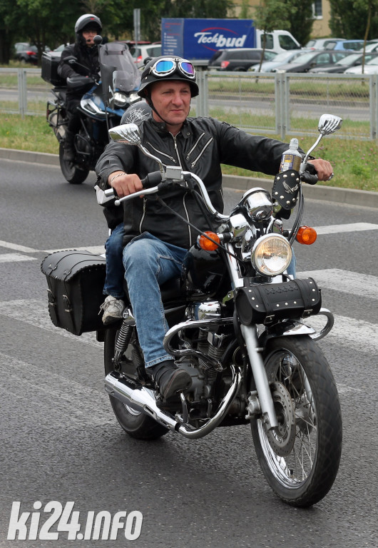 Parada motocykli na Rąbinie i pokaz stuntu