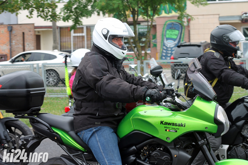 Parada motocykli na Rąbinie i pokaz stuntu