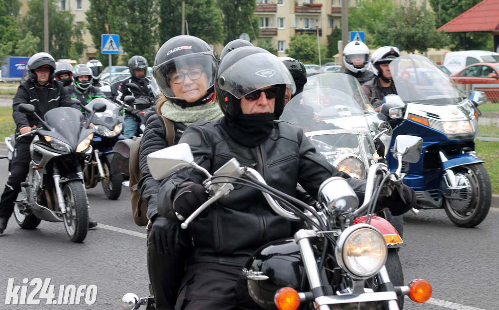 Parada motocykli na Rąbinie i pokaz stuntu