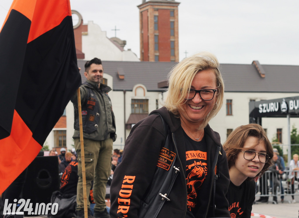 Parada motocykli na Rąbinie i pokaz stuntu
