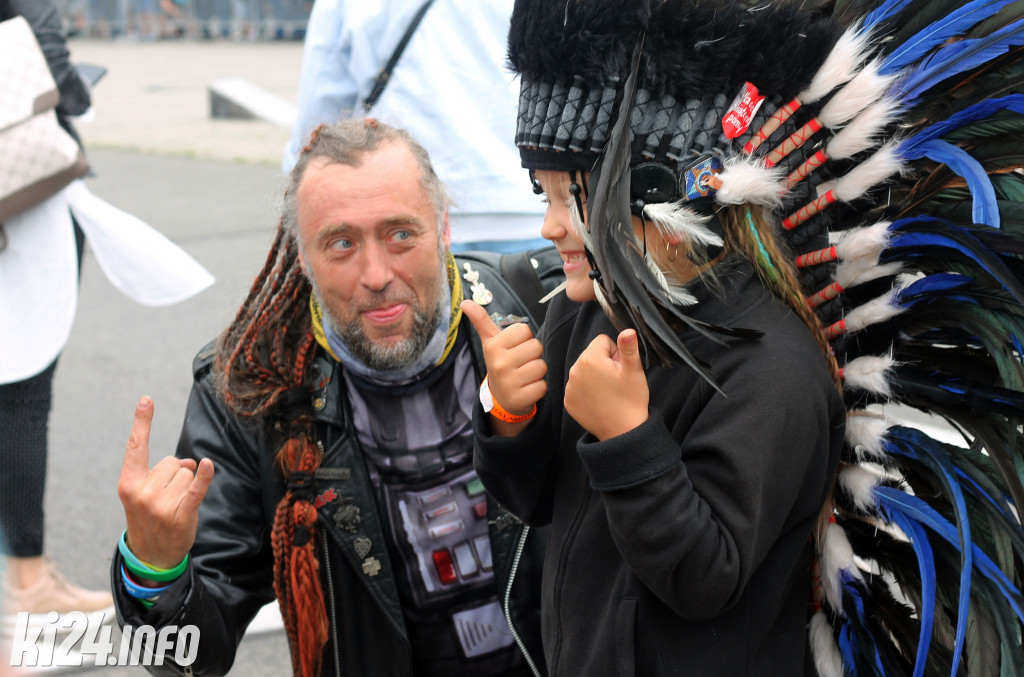 Parada motocykli na Rąbinie i pokaz stuntu