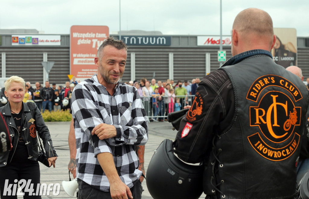 Parada motocykli na Rąbinie i pokaz stuntu