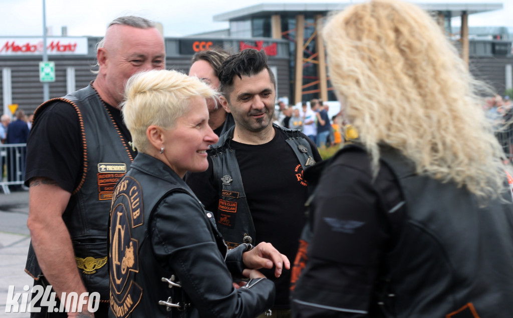 Parada motocykli na Rąbinie i pokaz stuntu