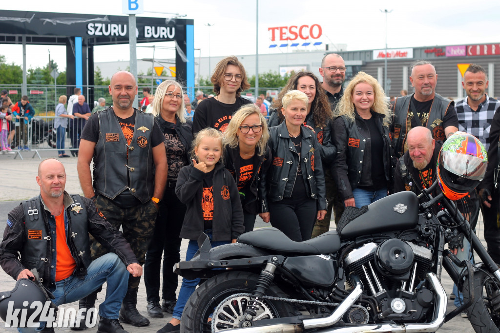 Parada motocykli na Rąbinie i pokaz stuntu