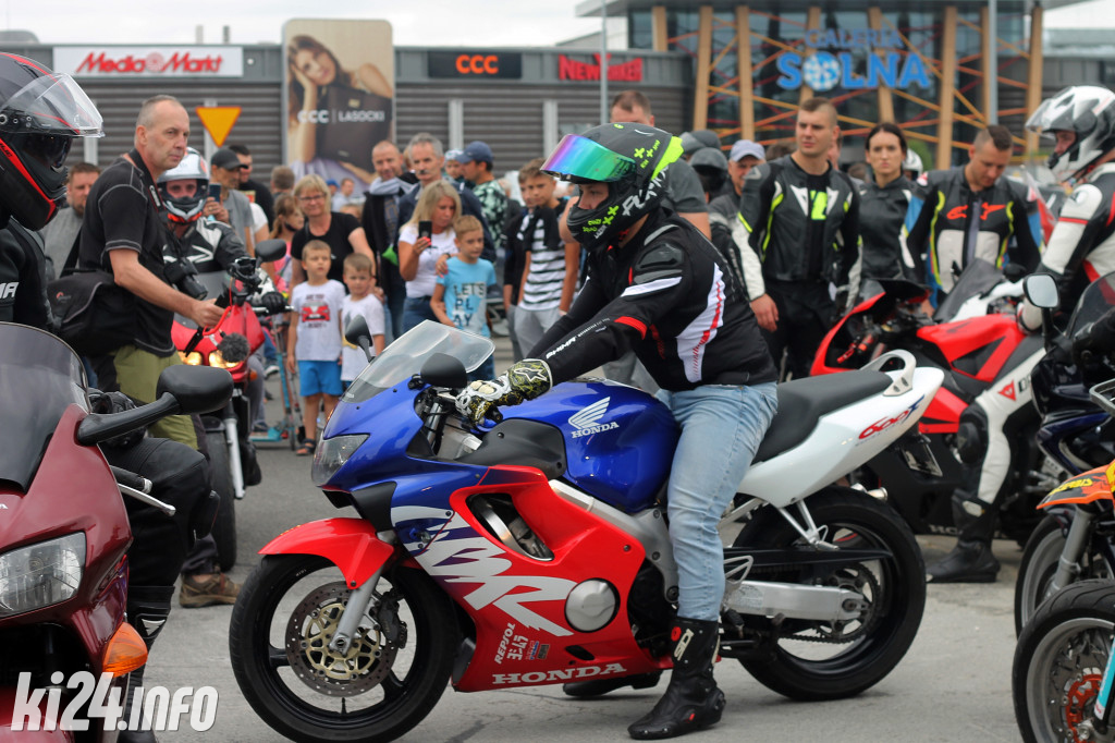 Parada motocykli na Rąbinie i pokaz stuntu