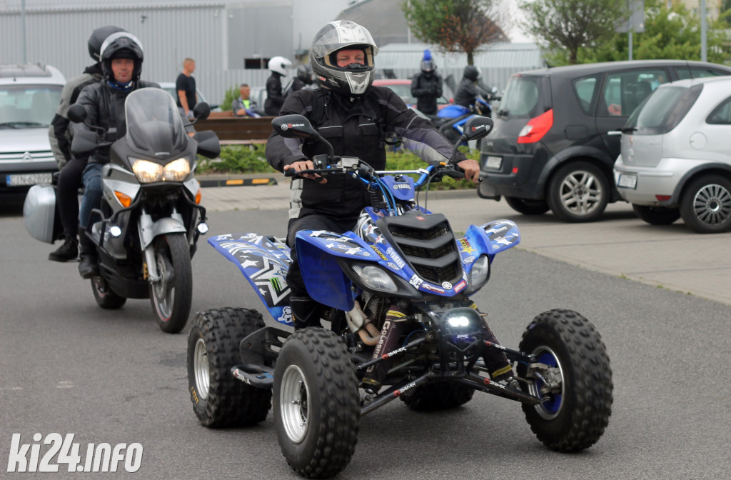 Parada motocykli na Rąbinie i pokaz stuntu