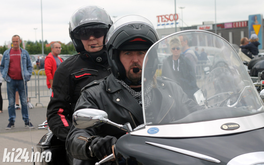 Parada motocykli na Rąbinie i pokaz stuntu