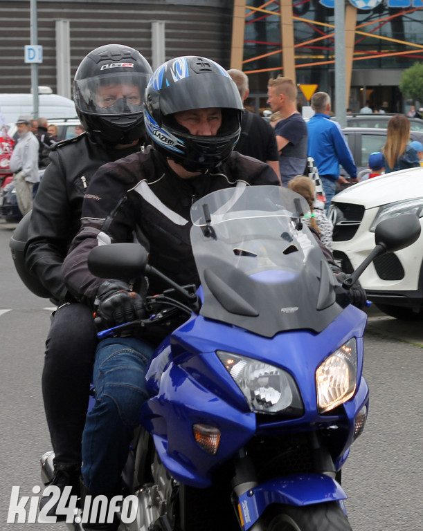 Parada motocykli na Rąbinie i pokaz stuntu
