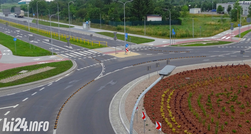 Rondo turbinowe pełne zieleni