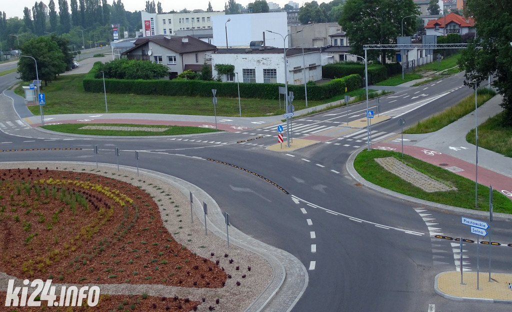 Rondo turbinowe pełne zieleni