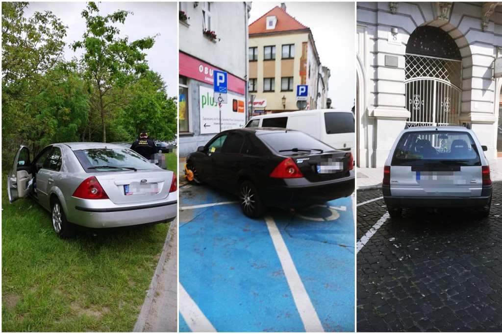 Nieprawidłowe parkowanie - lipiec 2021