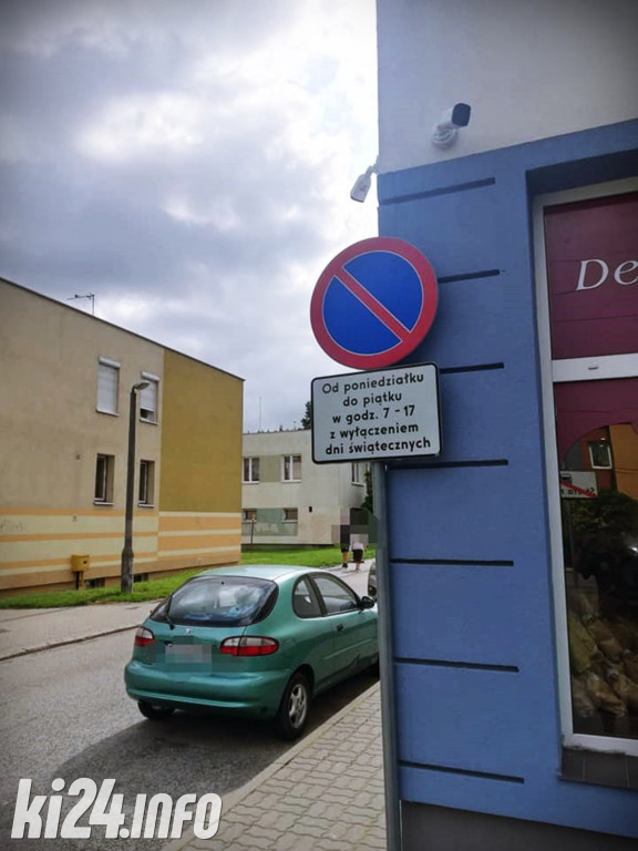 Nieprawidłowe parkowanie - lipiec 2021